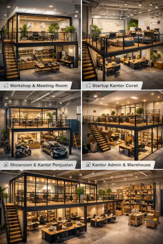 Mezzanine Ruang Kantor di Andir