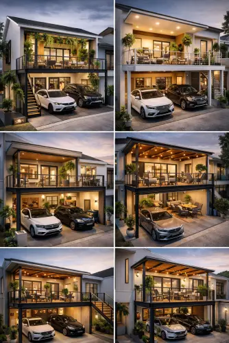 Mezannine Teras Rumah Keren di Andir